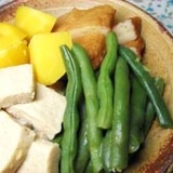 いんげんと凍み豆腐の煮物